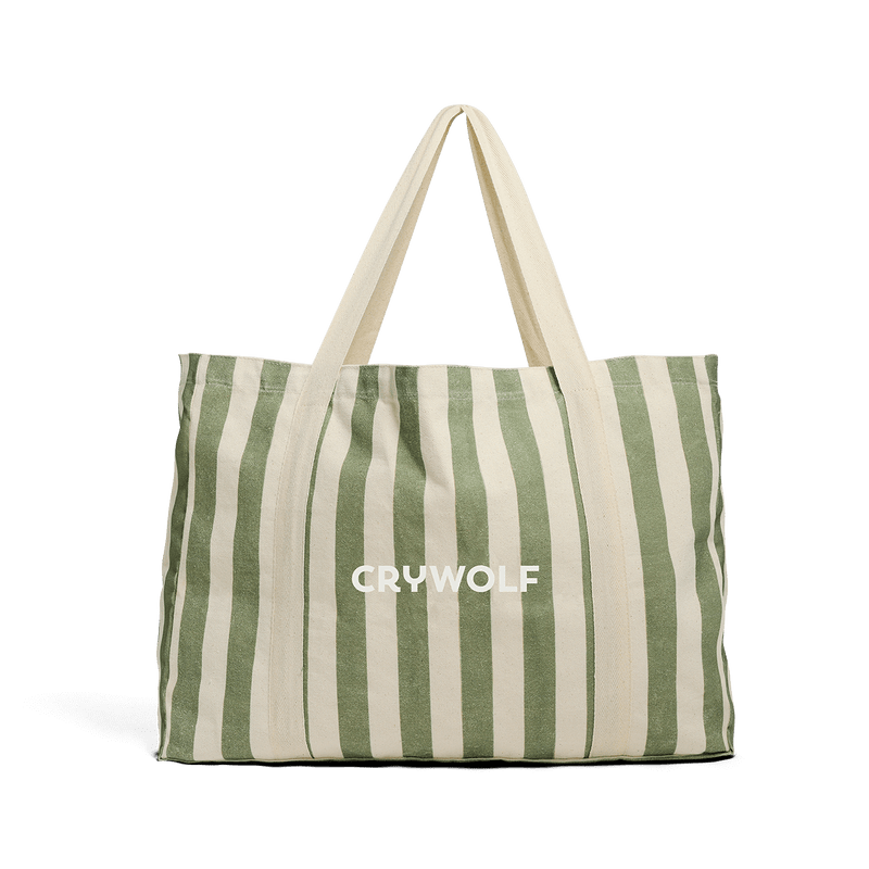 Crywolf Tote Bag - Coastal Stripe