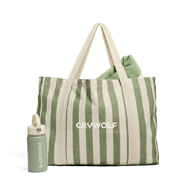 Crywolf Tote Bag - Coastal Stripe