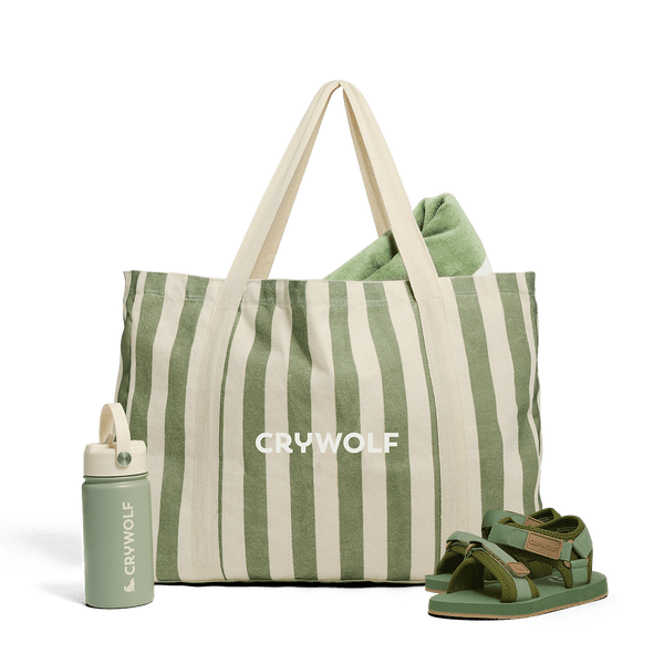 Crywolf Tote Bag - Coastal Stripe