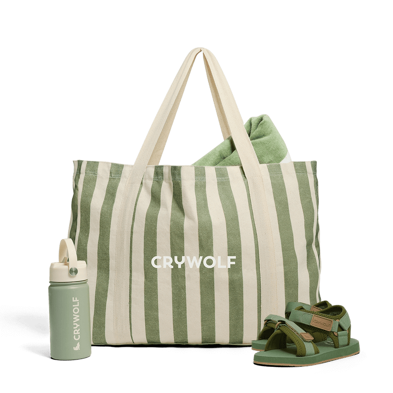 Crywolf Tote Bag - Coastal Stripe