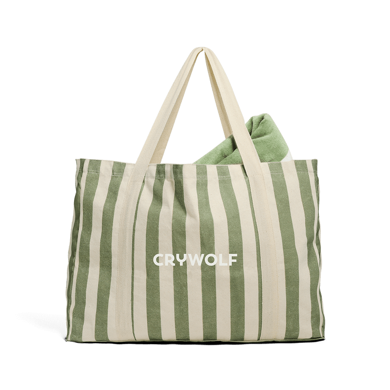 Crywolf Tote Bag - Coastal Stripe