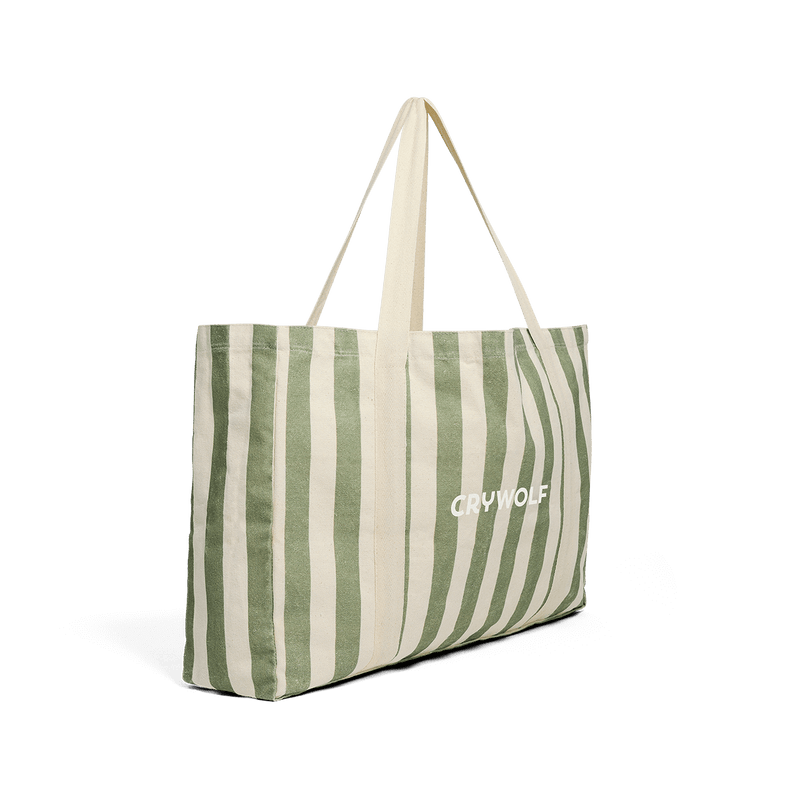 Crywolf Tote Bag - Coastal Stripe