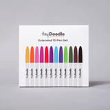 Hey Doodle 12 Pen Set - Standard Tip