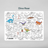 Hey Doodle Reusable Marker Playmat - Dino Roar