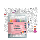 Hey Doodle Reusable Marker Playmat - Sugar & Spice