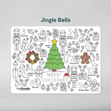 Hey Doodle Reusable Marker Playmat - Jingle Bells