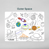 Hey Doodle Reusable Marker Playmat - Outer Space