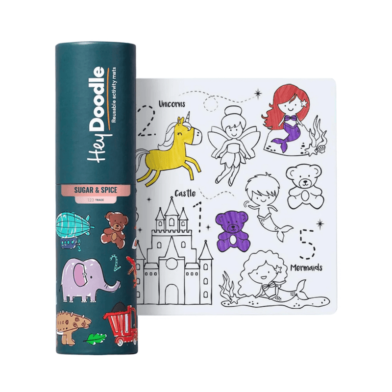 Hey Doodle Reusable Marker Mini Playmat - Sugar & Spice