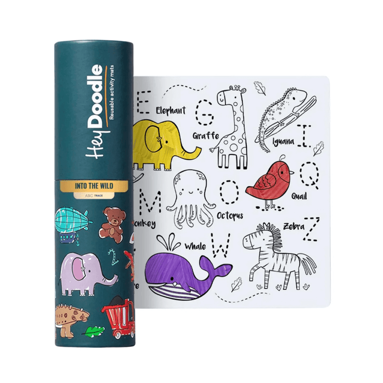 Hey Doodle Reusable Marker Mini Playmat - Into The Wild