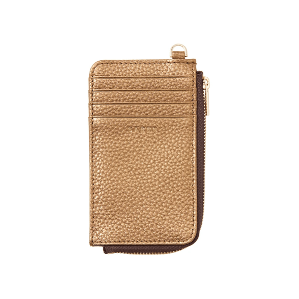 Saben Winona Card Holder - Brushed Bronze