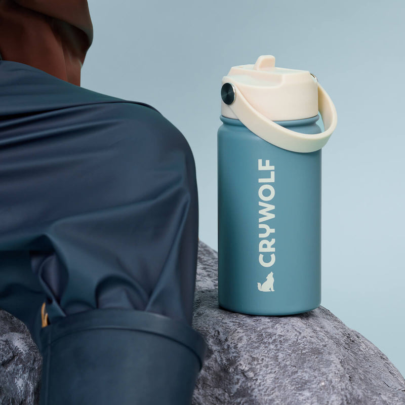 Crywolf Drink Bottle - Stone Blue