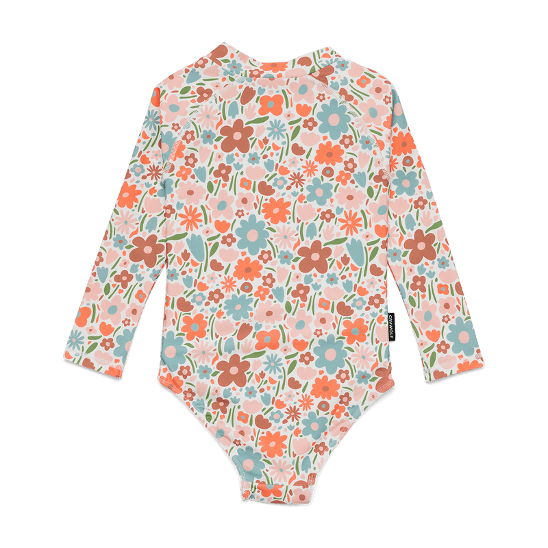 Crywolf Long Sleeve Swimsuit - Flower Market