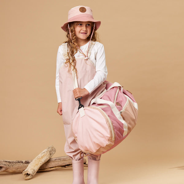 Crywolf Packable Duffel - Blush Colourblock