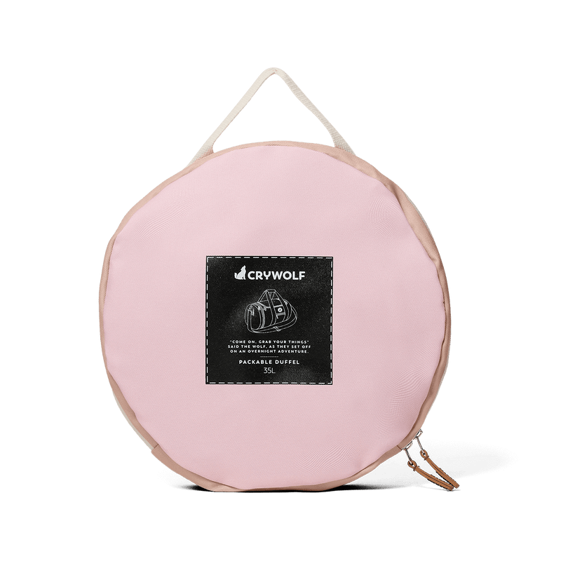 Crywolf Packable Duffel - Blush Colourblock