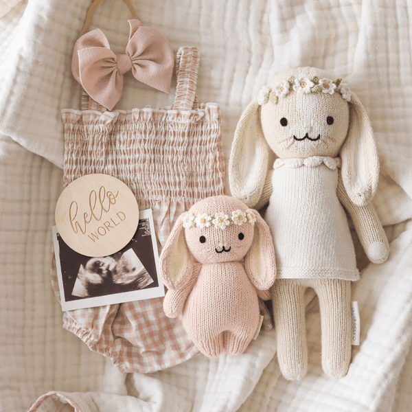 Cuddle + Kind Mini - Baby Bunny Rose Floral