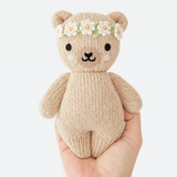 Cuddle + Kind Mini - Baby Honey Bear, Ivory Floral