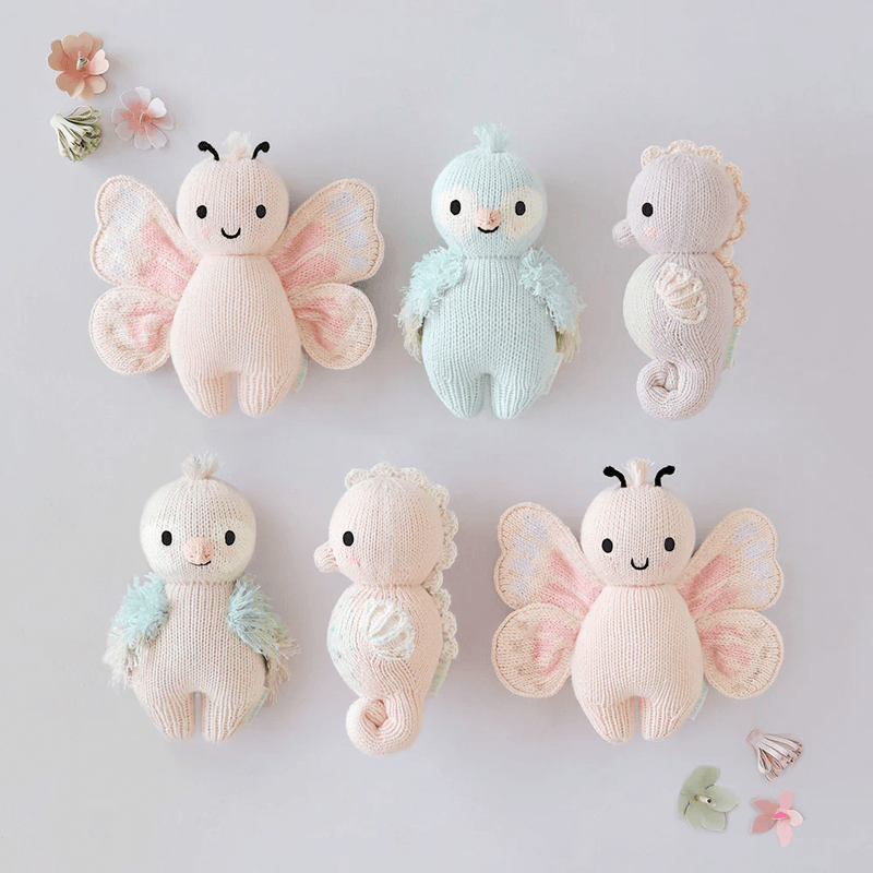 Cuddle + Kind Mini - Baby seahorse - Powder Pink