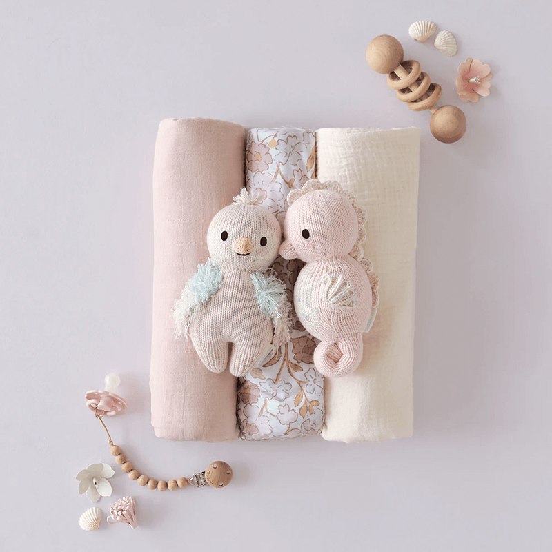 Cuddle + Kind Mini - Baby seahorse - Powder Pink