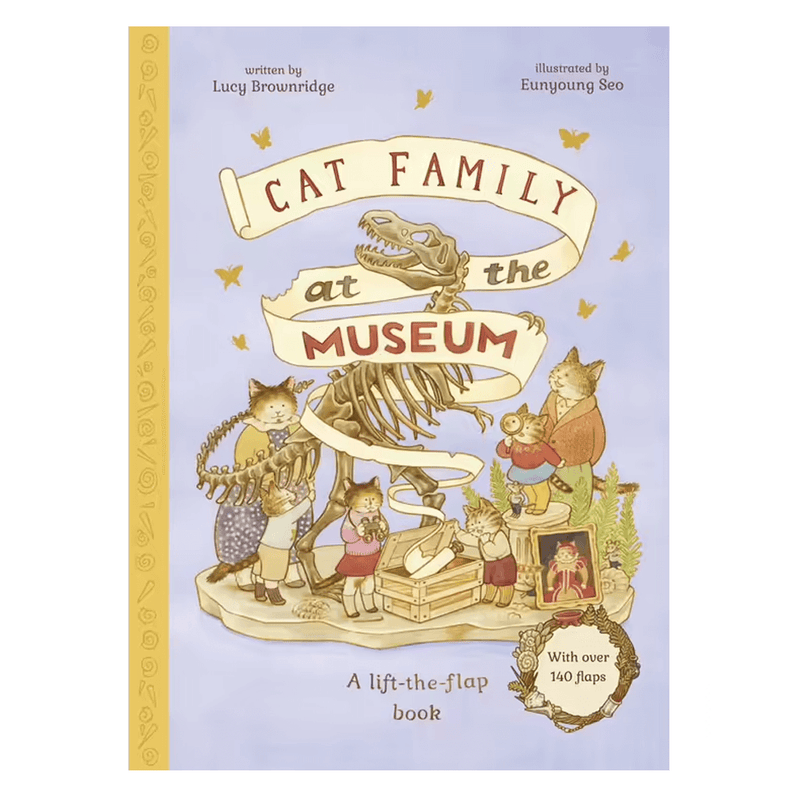 Cat Family at the Museum by Lucy Brownridge