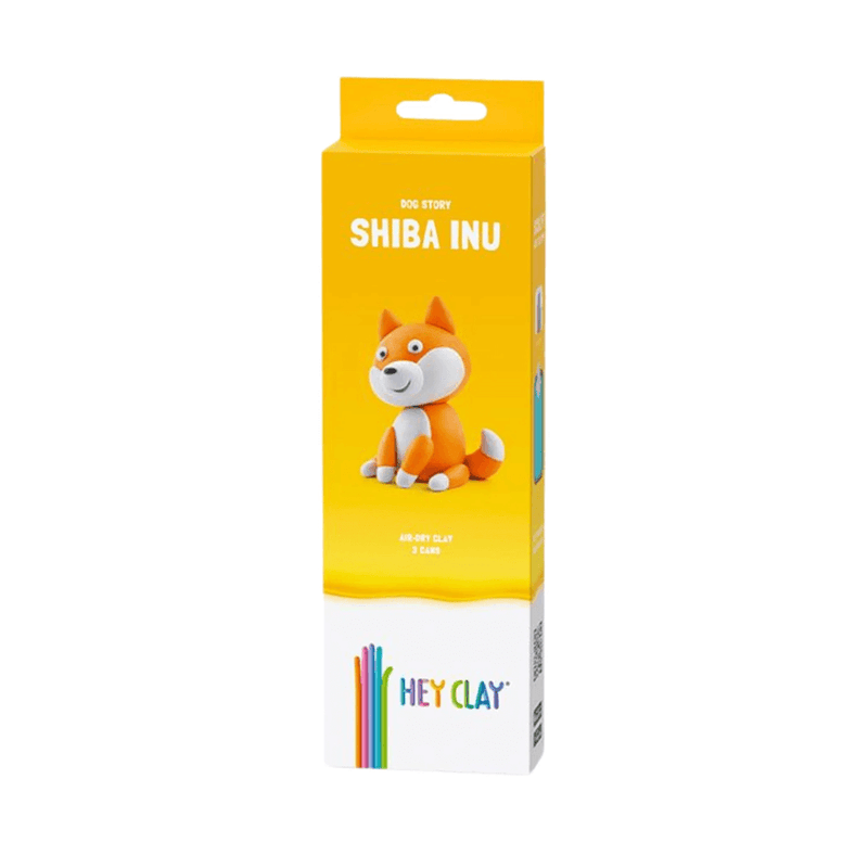 Hey Clay Single Pack - Dog Story, Shiba Inu