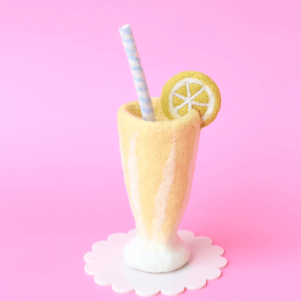 Juni Moon Classic Lemonade Blue Straw