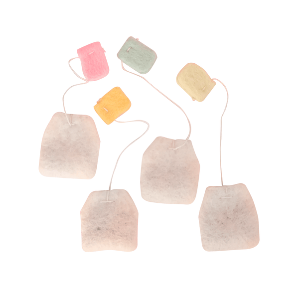 Juni Moon Pastel Tea Bag Set- 4 pce