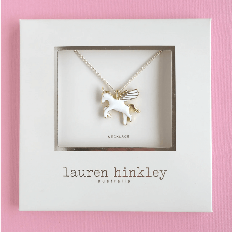 Lauren Hinkley Flying Unicorn Necklace