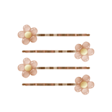 Little Sunday Daisy Hair Pins - Peachy