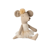 Maileg Little Sister Ballerina Mouse - Off White