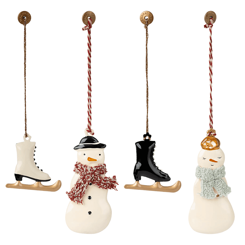 Maileg Metal Ornament Set Winter Wonderland