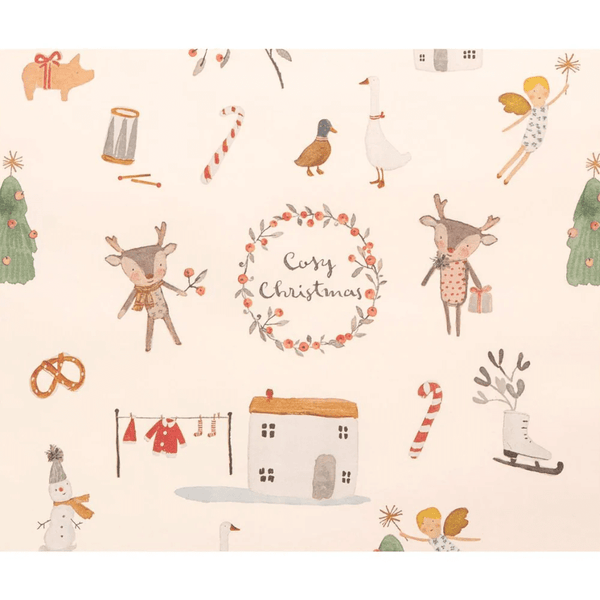 Maileg Giftwrap - Cosy Christmas 10m