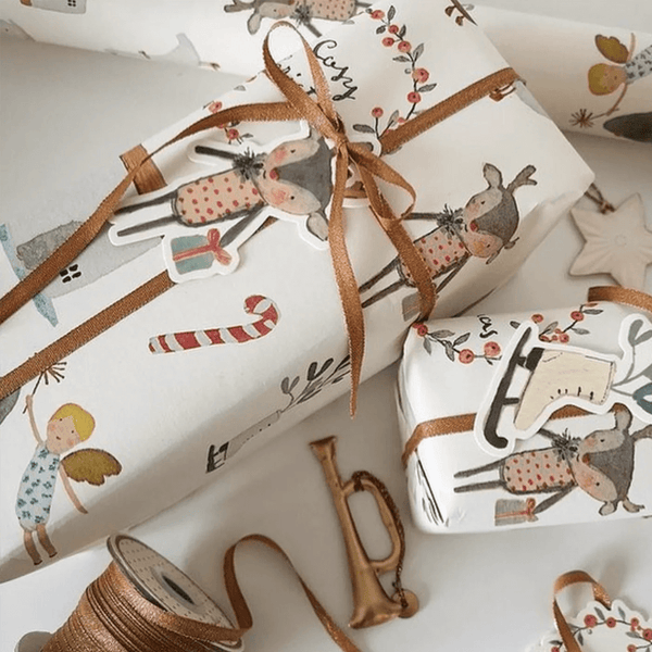 Maileg Giftwrap - Cosy Christmas 10m