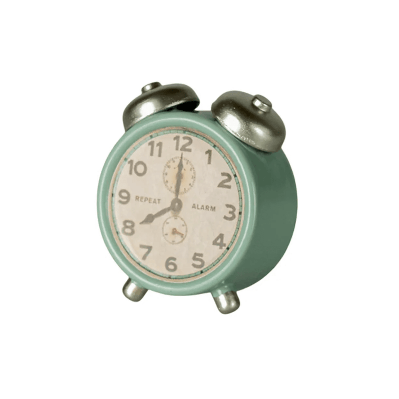 Maileg Alarm Clock Mouse - Mint