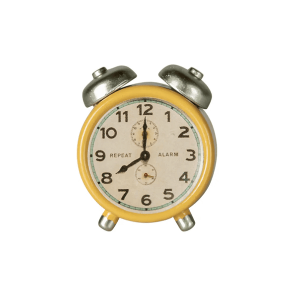 Maileg Alarm Clock Mouse - Yellow