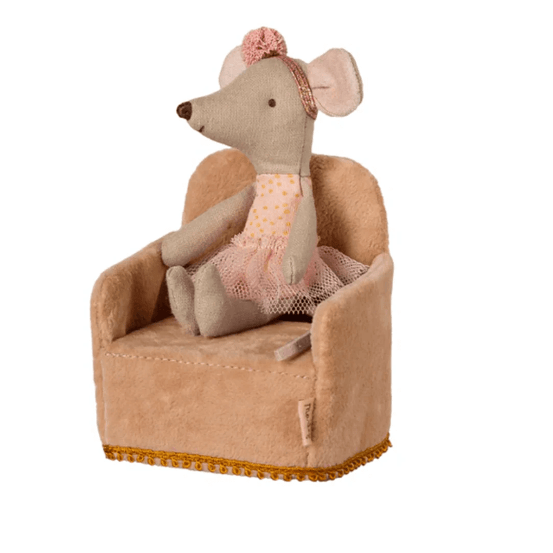 Maileg Folding Chair Mouse - Powder