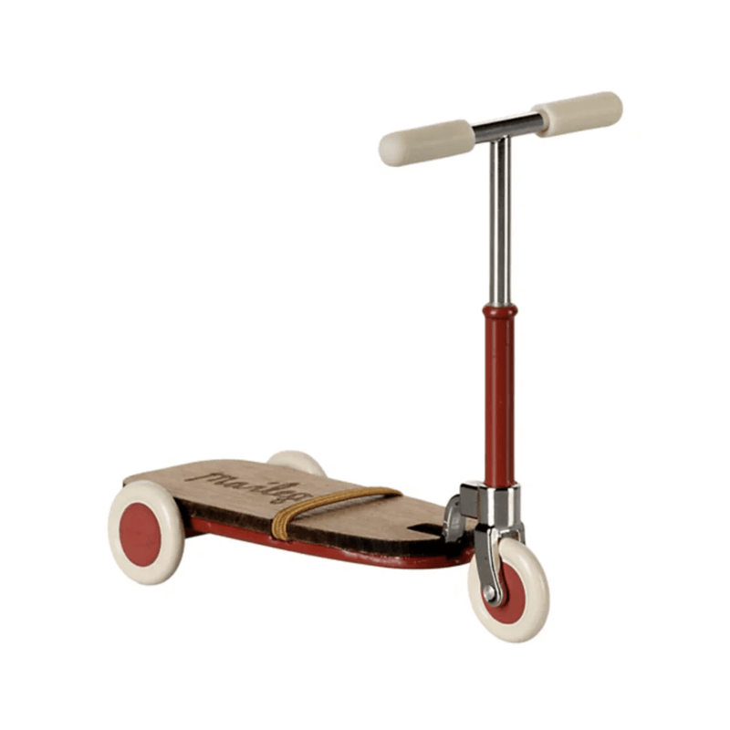 Maileg Kick Board Mouse - Red