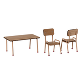 Maileg Table & Chair Set Mouse - Dark Powder