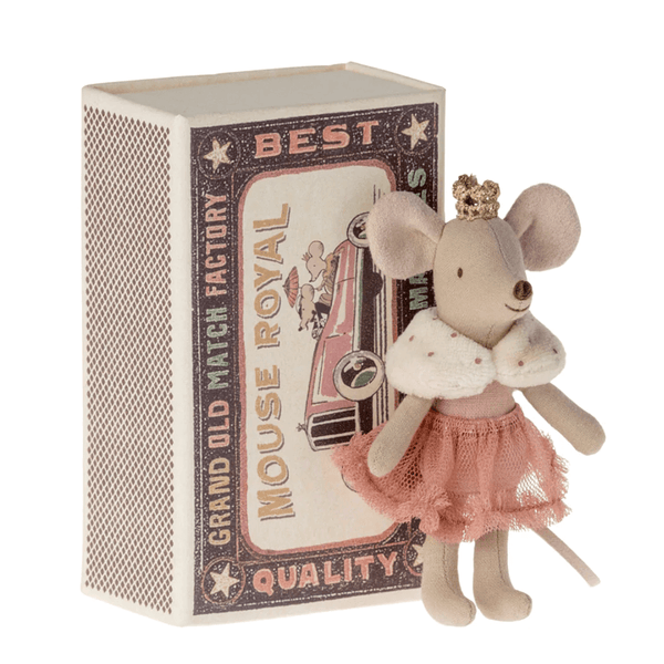 Maileg Princess Mouse in Matchbox