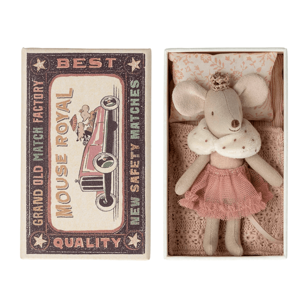 Maileg Princess Mouse in Matchbox