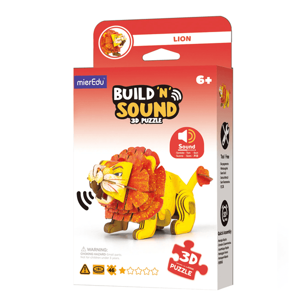 Build 'n' Sound 3D Puzzle - Lion