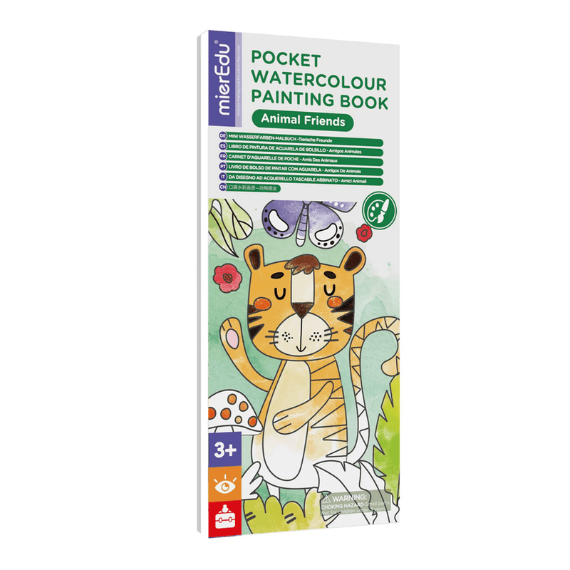 Pocket Water Colour Painting Book - Animal Friends