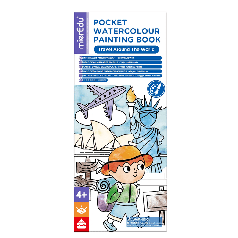 Pocket Water Colour Painting Book - Travel Around The World