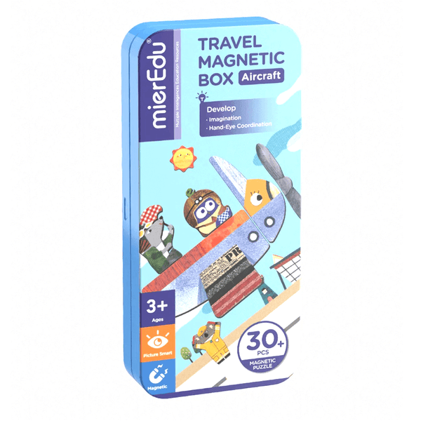 Travel Magnetic Puzzle Box - Aircraft