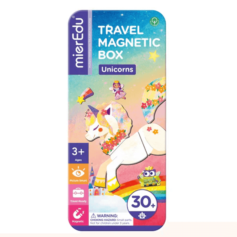 Travel Magnetic Puzzle Box - Unicorns