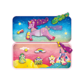 Travel Magnetic Puzzle Box - Unicorns