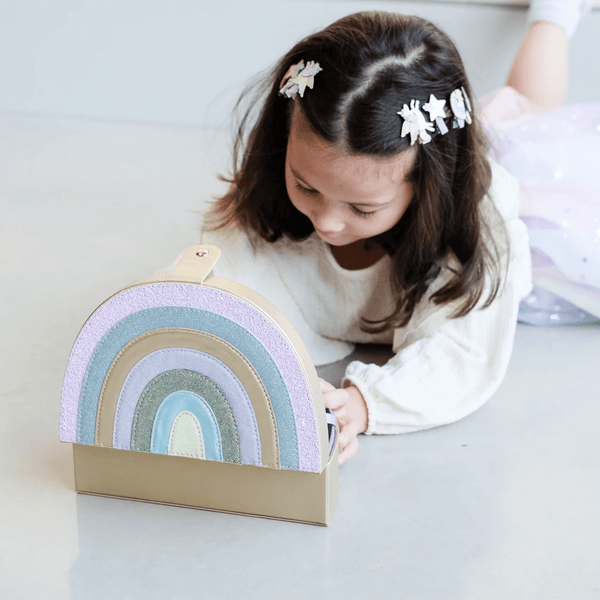 Mimi & Lula Rainbow Jewellery Box - Bright Multi