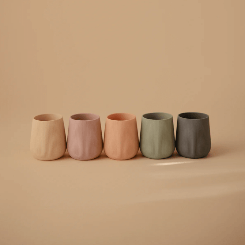 Mushie Silicone Starter Cup - Blush