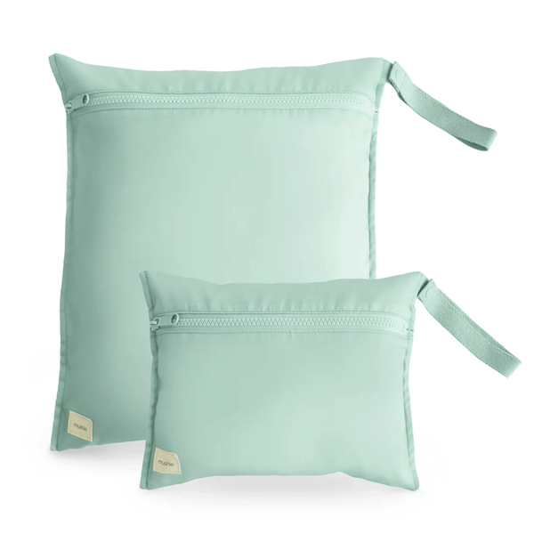 Mushie Wet Bag - Roman Green