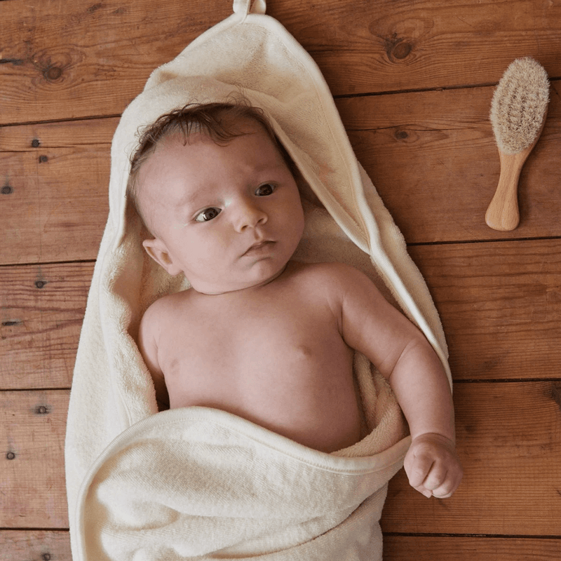 Nature Baby Hooded Towel - Natural