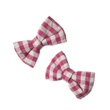 Nature Baby Bow Hair Clips 2 Pack - Jam Check